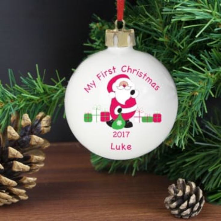 Personalised Bauble - Baby's First Christmas product image