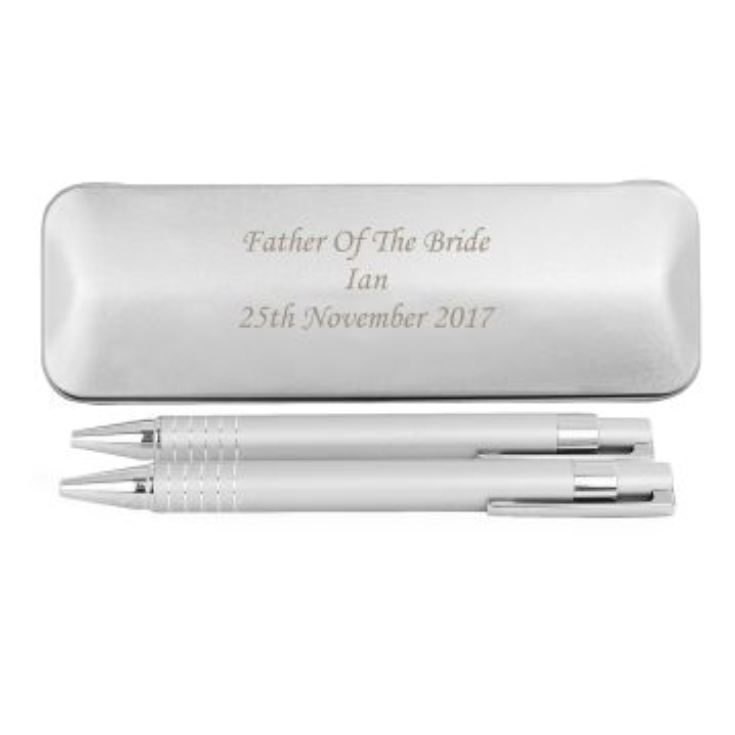 Personalised Pen Set With Engraved Box product image