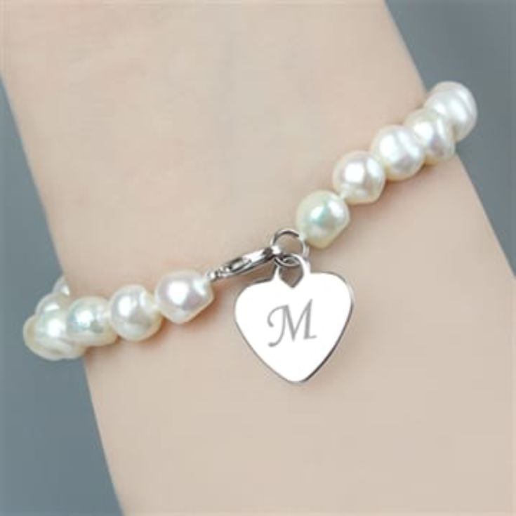 Personalised White Freshwater Pearl Bracelet product image