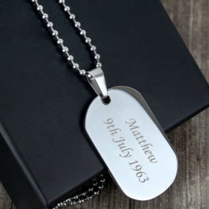 Personalised Dog Tag Necklace product image