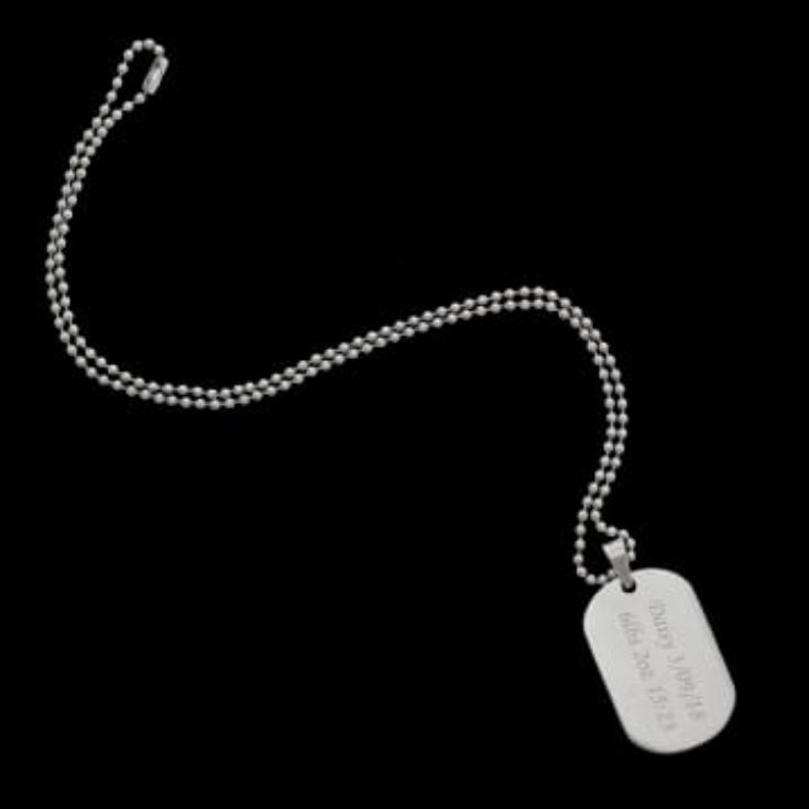 Personalised Dog Tag Necklace product image