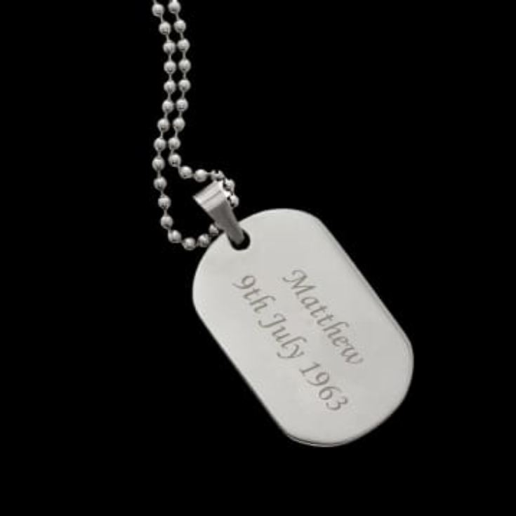 Personalised Dog Tag Necklace product image