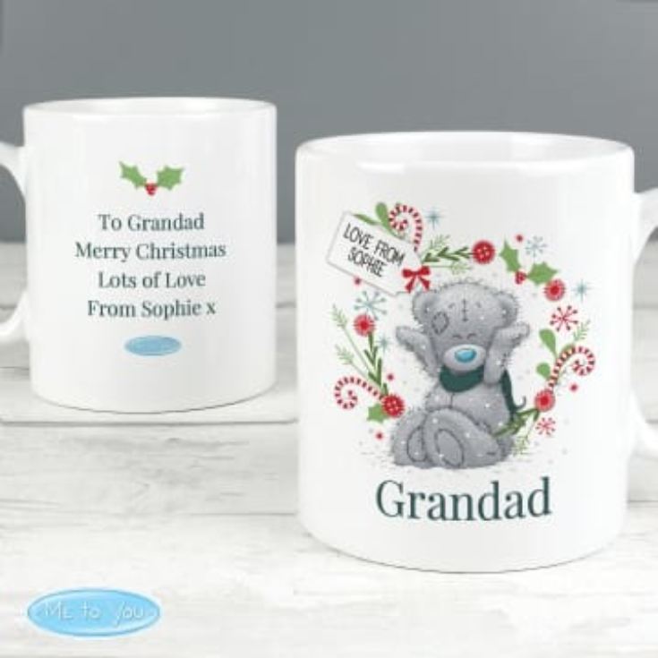 Personalised Me to You 'For, Grandad, Dad' Christmas Mug product image