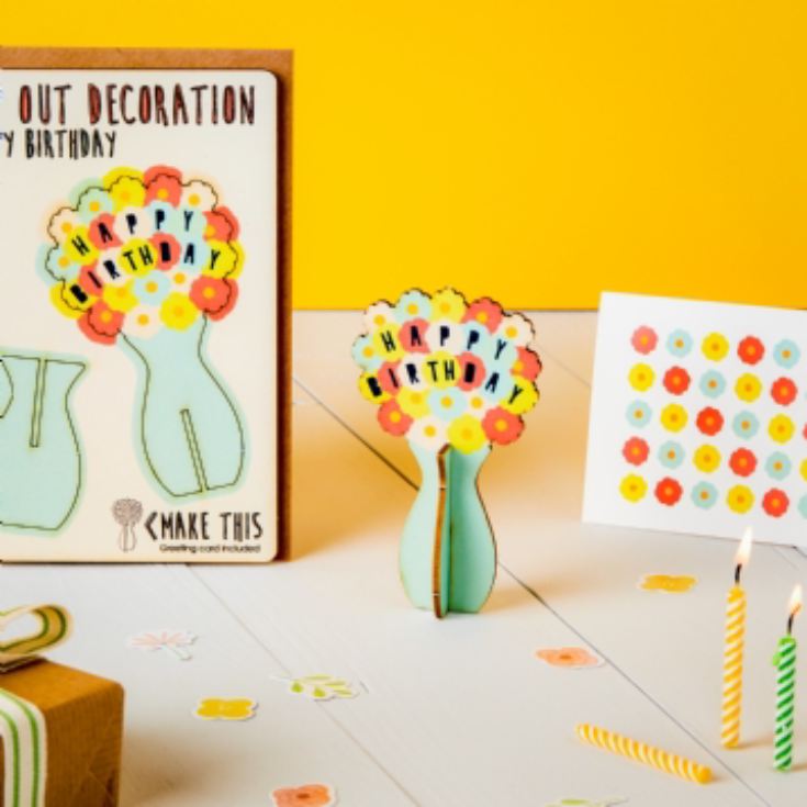 Pop Out Happy Birthday Decoration Card product image