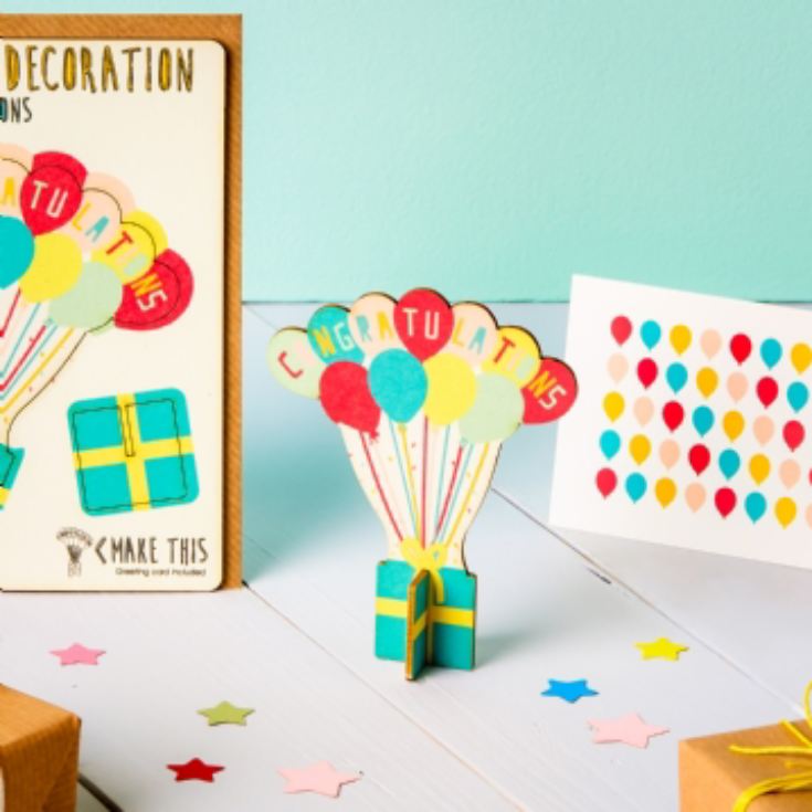 Pop Out Congratulations Decoration Card product image
