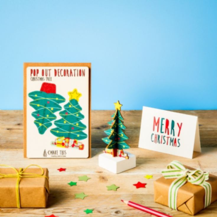 Pop Out Decorative Christmas Tree Card product image