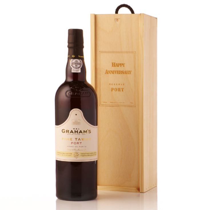 Fine Tawny Port Presented in a Personalised Wooden Gift Box product image