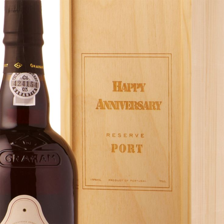 Fine Tawny Port Presented in a Personalised Wooden Gift Box product image