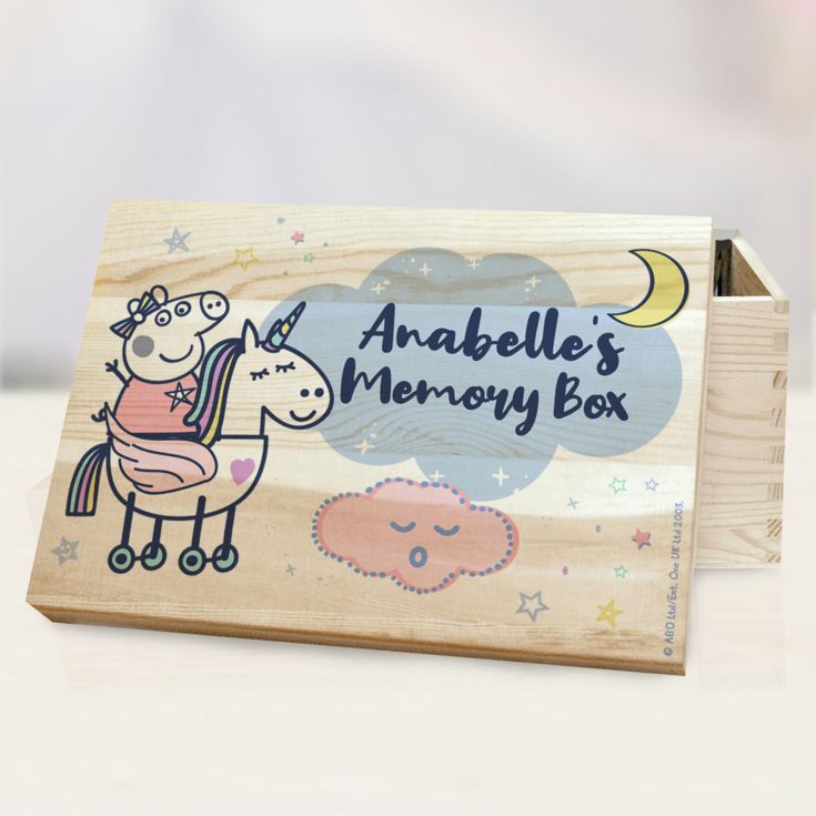 Personalised Peppa Pig™ Memory Box product image