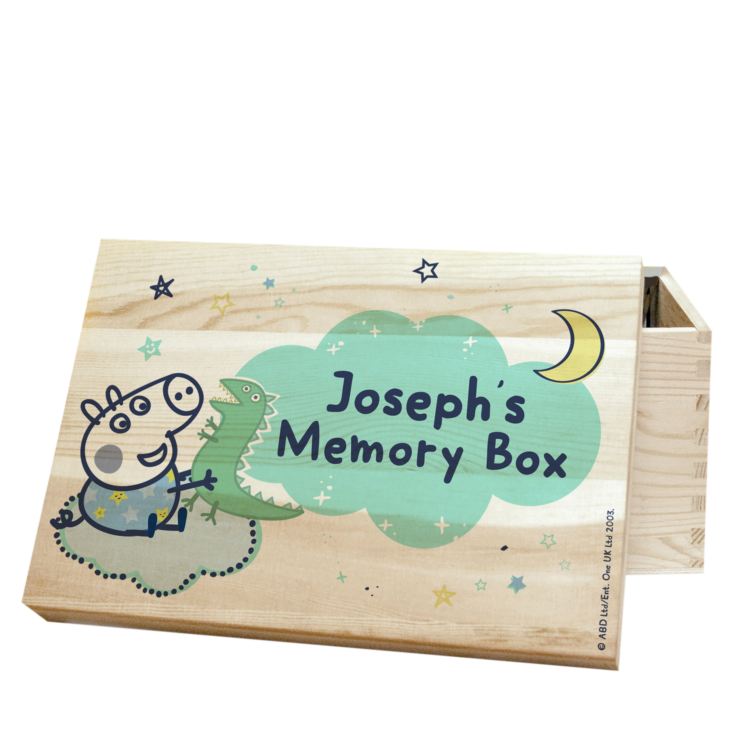 Personalised Peppa Pig™ George Pig Memory Box product image