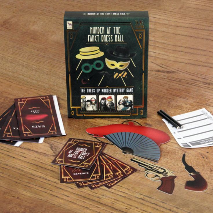 Murder At The Fancy Dress Ball Mystery Game product image