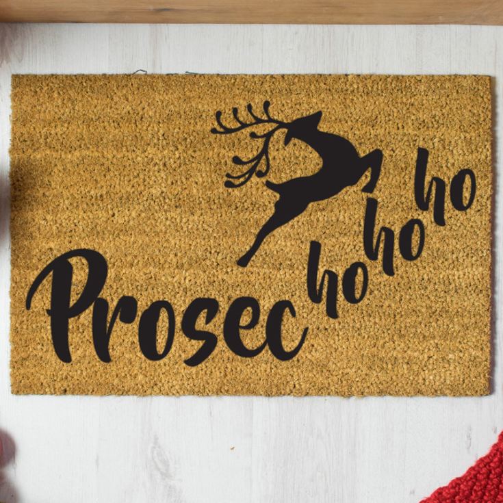 Prosecho-ho-ho Christmas Doormat product image