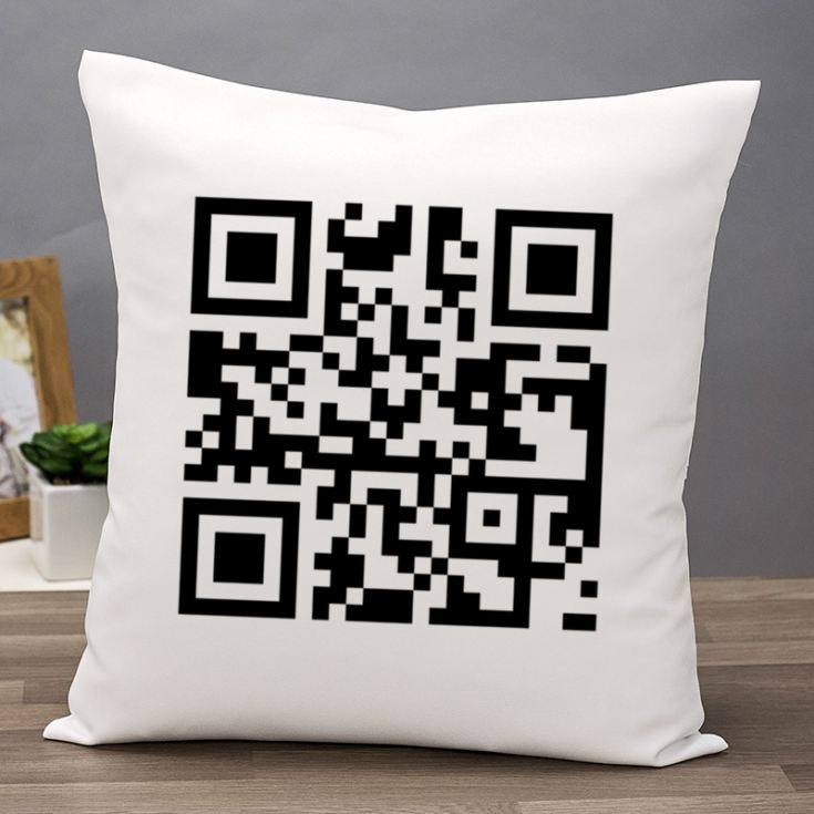 Personalised Barcode Code Cushion product image