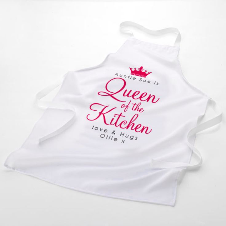 Queen Of The Kitchen Personalised Apron product image