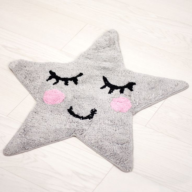 Personalised Sweet Dreams Grey Star Rug product image