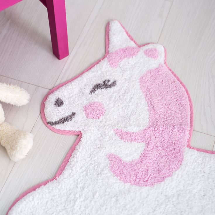 Personalised Embroidered Betty The Unicorn Rug product image