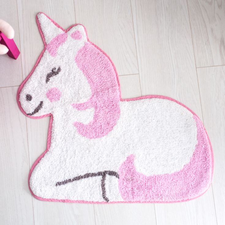 Personalised Embroidered Betty The Unicorn Rug product image