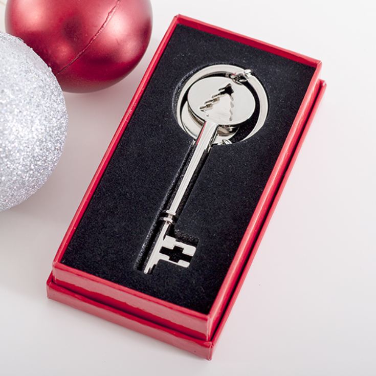 Shiny Christmas Tree Santa Key The Gift Experience