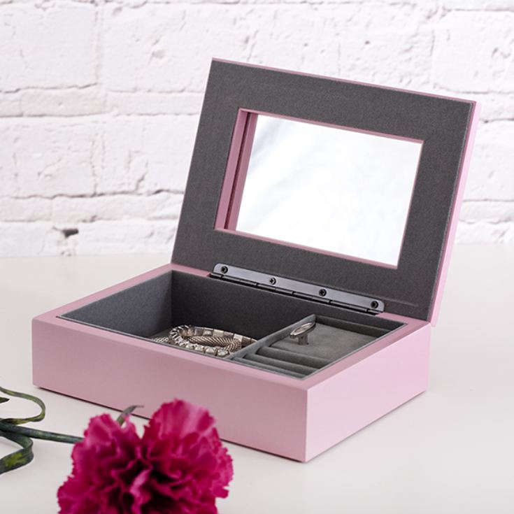 Personalised Pink Oxford Jewellery Box product image