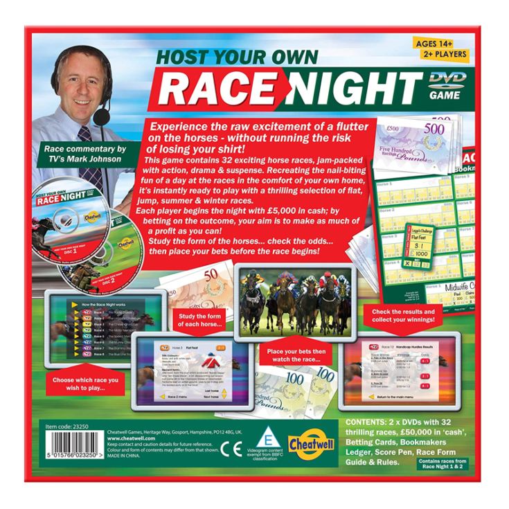 Host Your Own Horse Race Night DVD Game product image