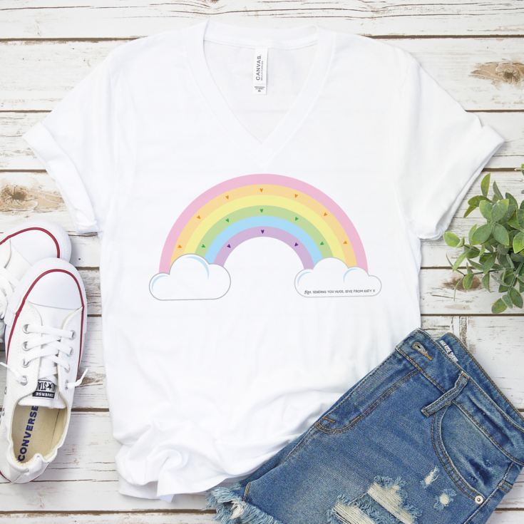 Personalised Rainbow T-Shirt product image