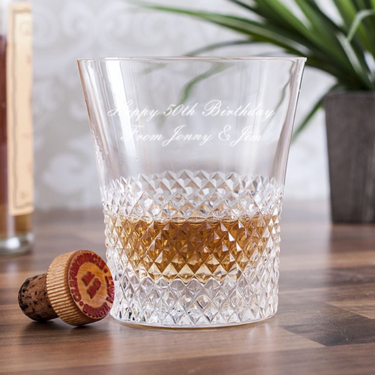 Personalised Royal Brierley Luxury Crystal Antibes Whisky Tumbler product image