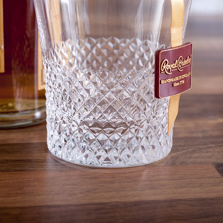 Personalised Royal Brierley Luxury Crystal Antibes Whisky Tumbler product image