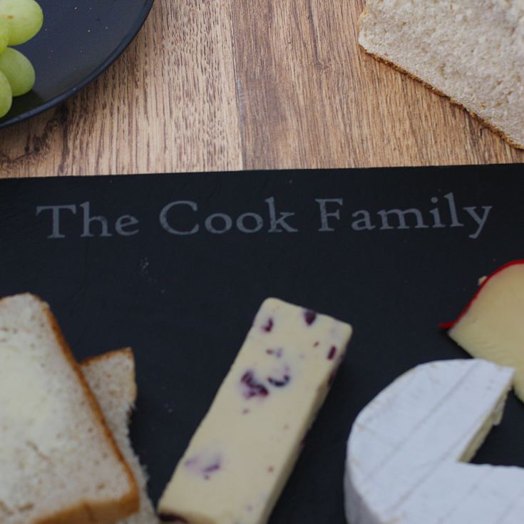 Personalised Rectangle Slate Cheese Board product image