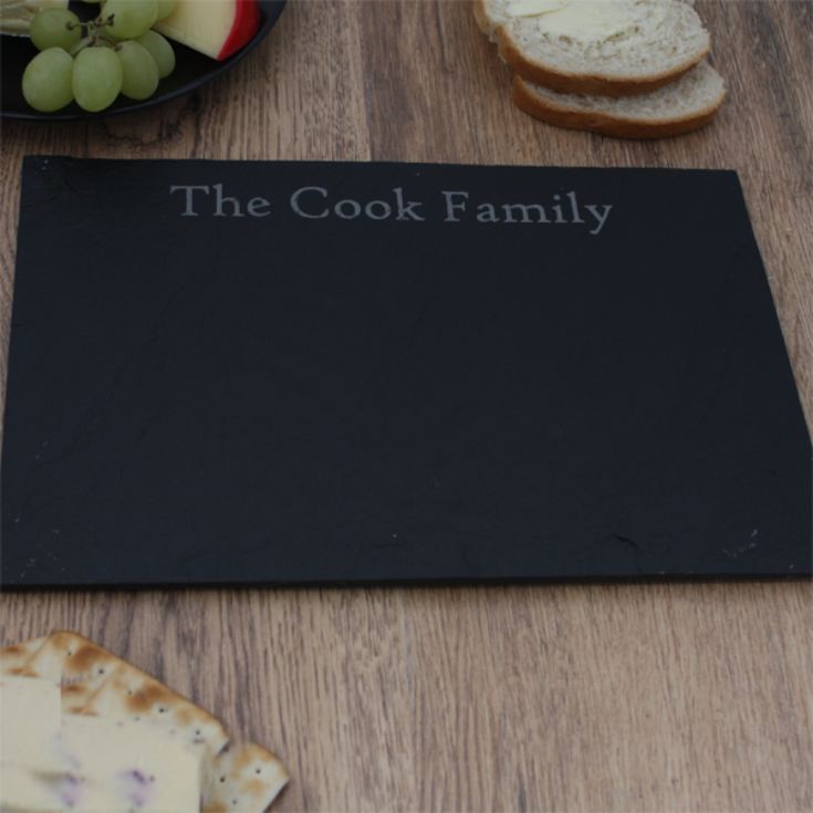 Personalised Rectangle Slate Cheese Board product image