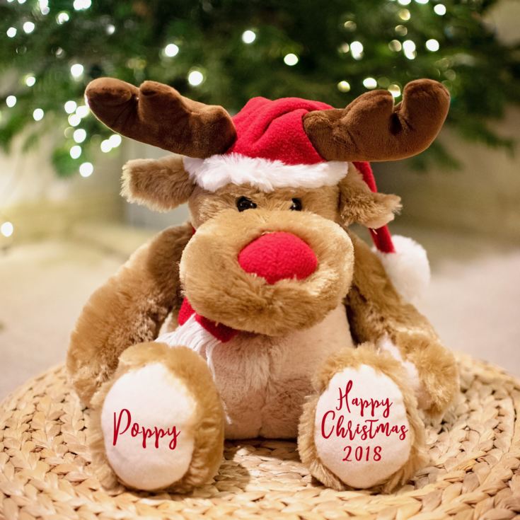 Personalised Reindeer Soft Toy product image