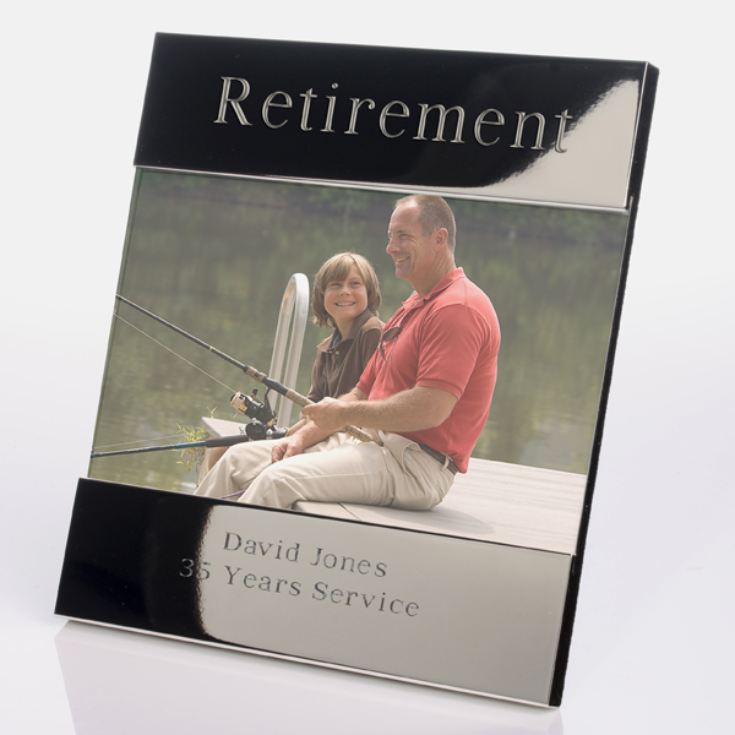 Engraved Retirement Photo Frame product image