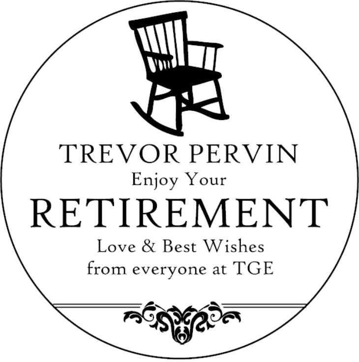 Personalised Retirement Plate product image