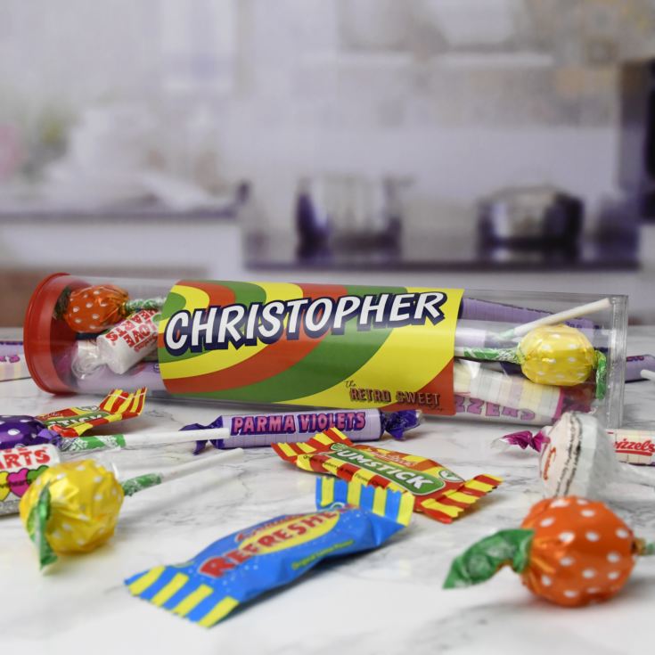 Personalised Retro Sweet Tube product image