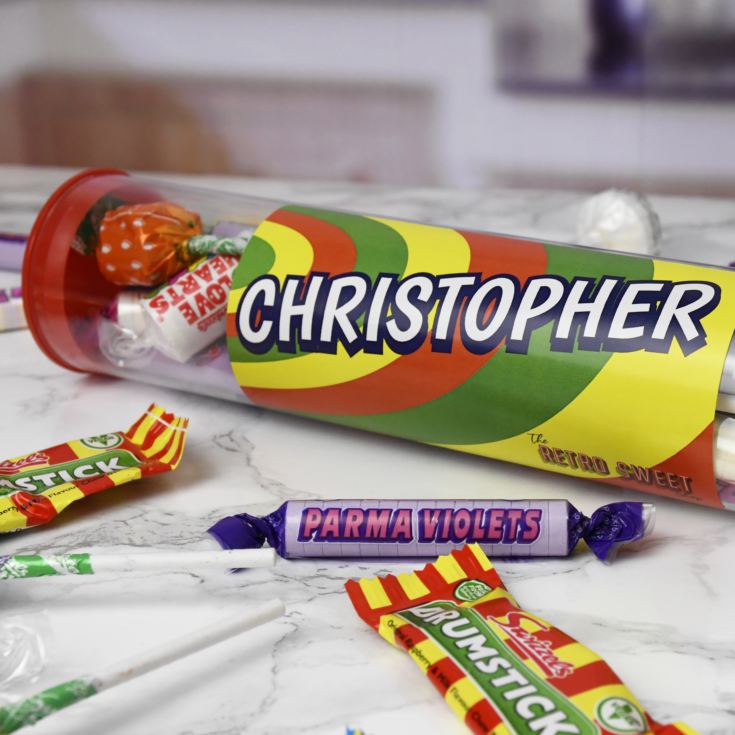 Personalised Retro Sweet Tube product image