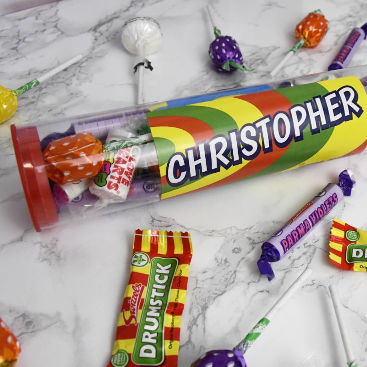 Personalised Retro Sweet Tube product image