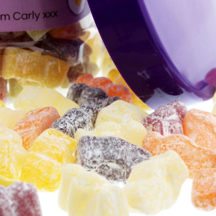 Personalised Jelly Babies Sweet Jar product image