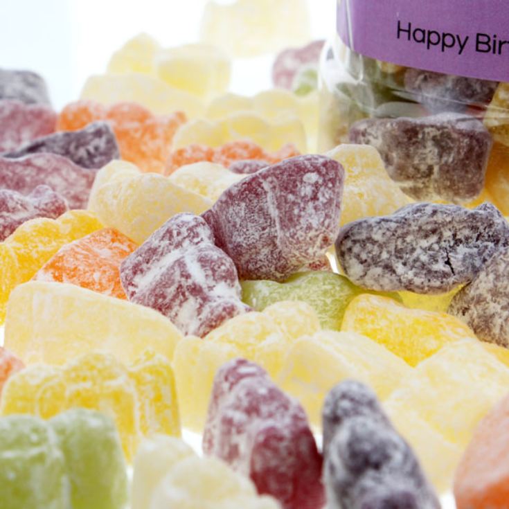 Personalised Jelly Babies Sweet Jar 