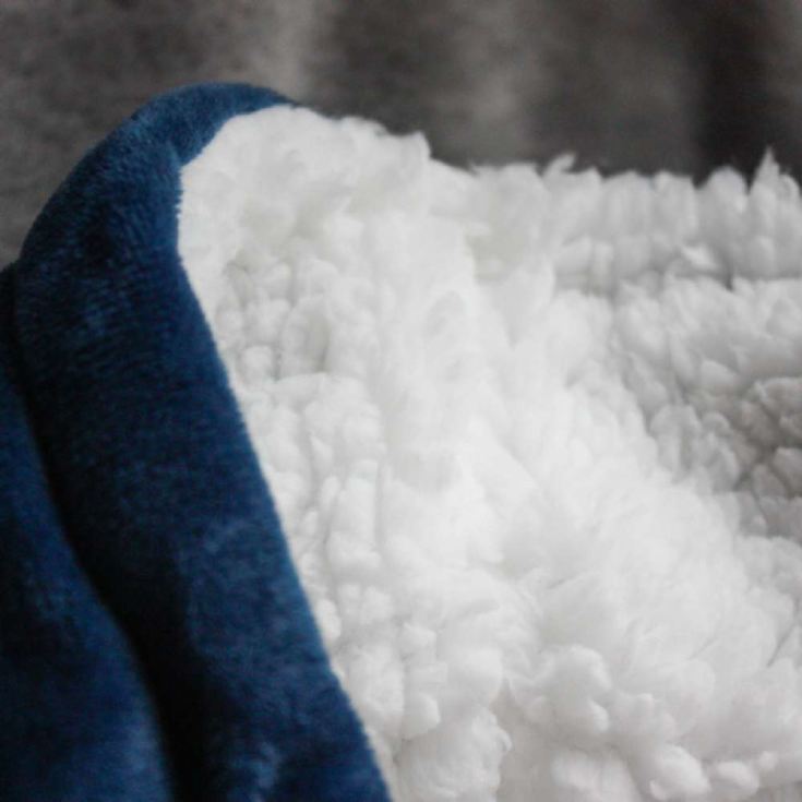 Blue Oversized Blanket Hoodie product image