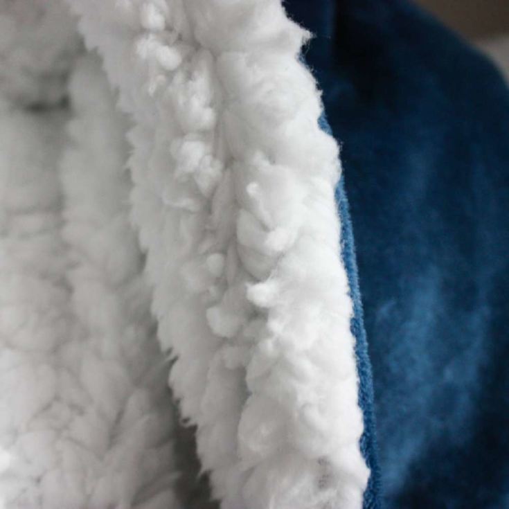 Blue Oversized Blanket Hoodie product image