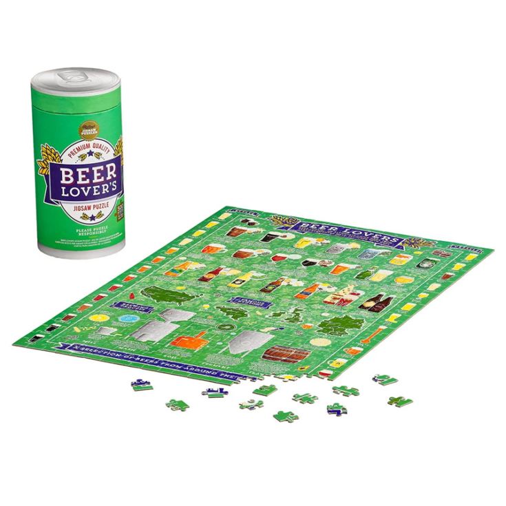 Ridley's Beer Lover's 500-Piece Jigsaw Puzzle product image