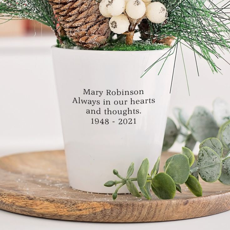 Personalised Robin Appear When Loved Ones Are Near Plant Pot product image