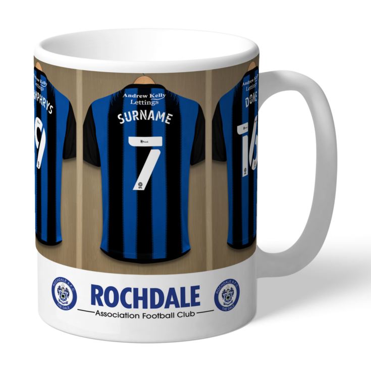 Personalised Rochdale AFC Dressing Room Mug product image