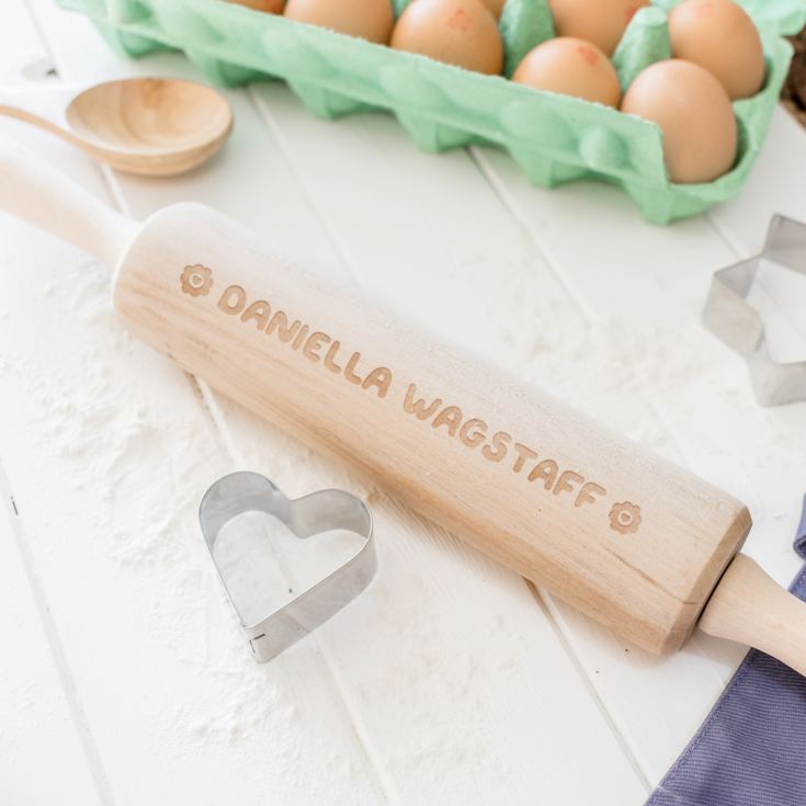 Personalised Wooden Rolling Pin product image