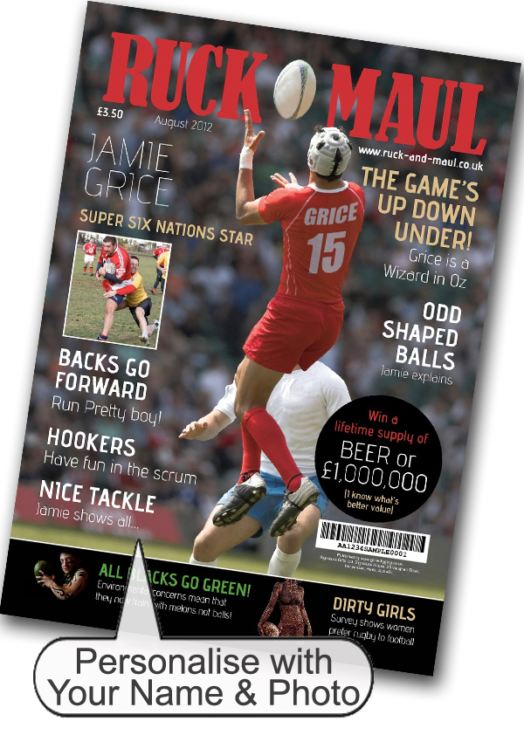 Rugby Magazine Spoof product image