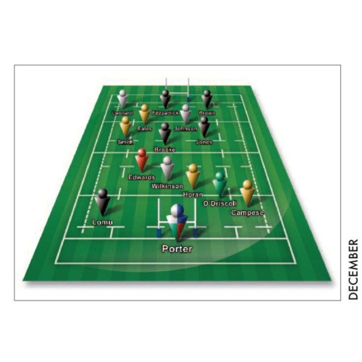 Personalised Rugby Calendar product image