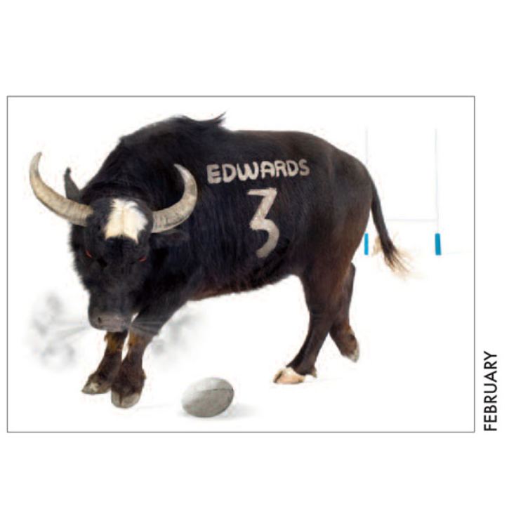 Personalised Rugby Calendar product image