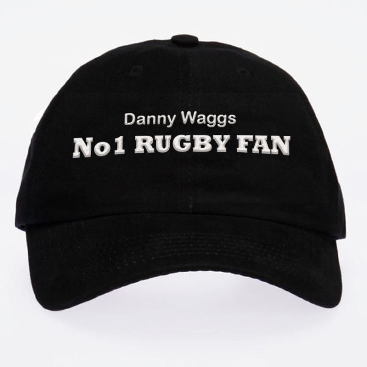Personalised No1 Rugby Fan Cap product image