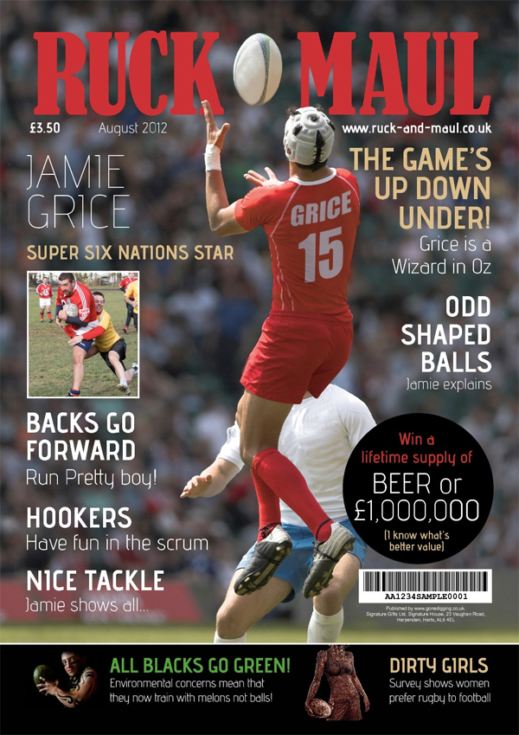 Rugby Magazine Spoof product image