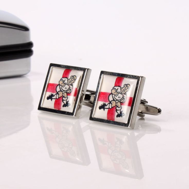 personalised rugby cufflinks