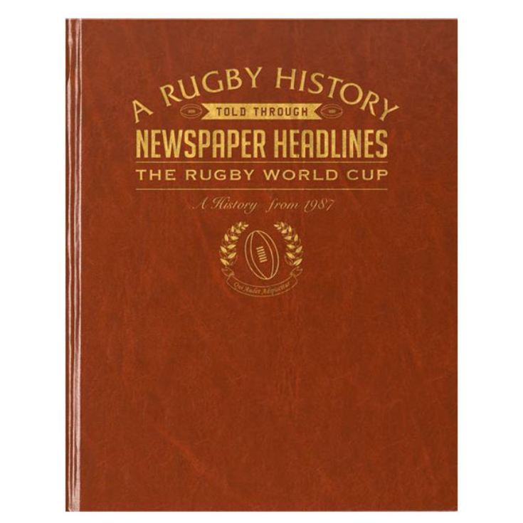 Personalised Rugby World Cup Newspaper Book product image